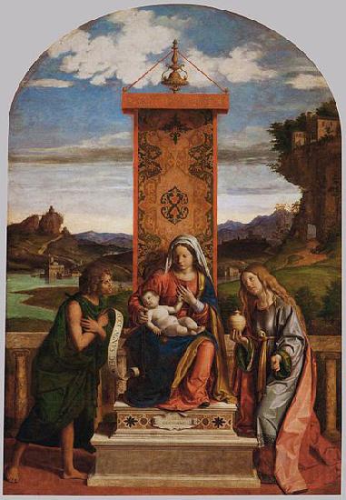 CIMA da Conegliano The Madonna and Child with Sts John the Baptist and Mary Magdalen